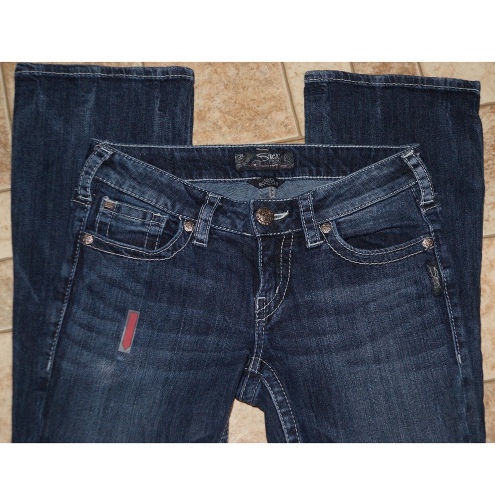 Silver Aiko bootcut jeans W27/L33 - Picture 6 of 8